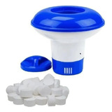 Kit Dosificador Flotante + 1 Kg Pastilla X 50cloro Pequeña