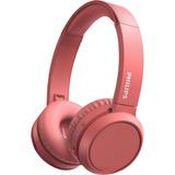 Audífonos Bluetooth Phillips 29h De Autonomía Tah4205rd Rojo