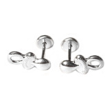 Aritos Abridores / Aros De Plata 925 Chupetes / Bebé