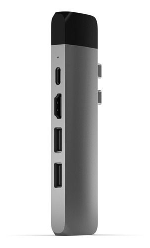 Hub Adaptador Usb-c /usb 3.0/ Red/ Hdmi 4k/ Mic Sd - / Satec