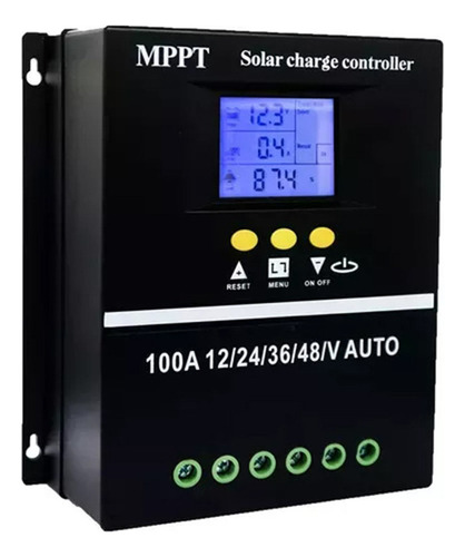 Solar Charge Controller 100a Mppt, Regulador, Tecido De 2