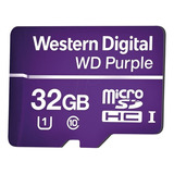 Memoria Microsd De 32gb Purple Especial Para Videovigilancia