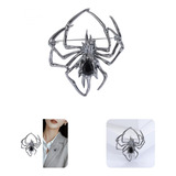 Brillante Spider Brook, Elegante Collar De Araña Para Hombre