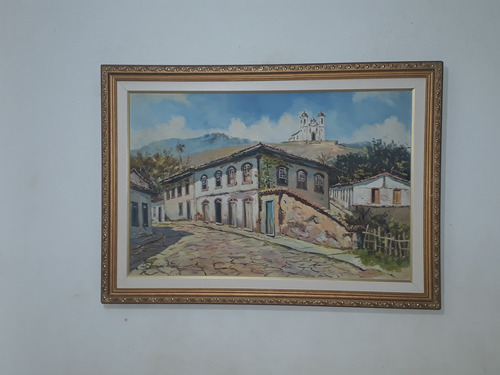 2187- Jose Benigno Ribeiro Ost 70x50cm C/ Mold. Paisagem...