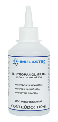 Alcool Isopropilico 110ml C/bico Aplicavel