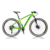 Mountain Bike Deeper Maximus 1x9 - 9v 2023 Aro 29 17  Freios De Disco Hidráulico Cor Verde