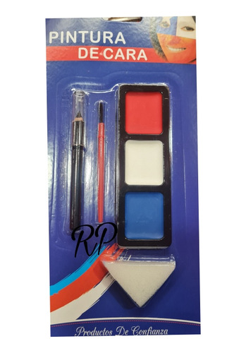 Paleta De Maquillaje, Pintura De Cara + Lapiz Y Pincel Chile