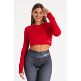 Top Crop Manga Larga Deportivo Dry Sport Local