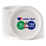 Jolly Chef Platos 100% Compostables Resistentes De 10 Pulgad