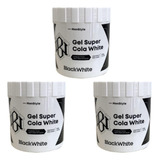 03 Gel Super Cola White 500g - Black White