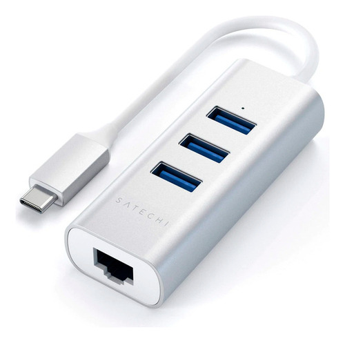 Rosario Hub Adaptador Usb-a/ Ethernet 3 Puertos En 1 Satechi