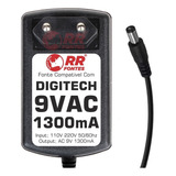 Fonte 9vac Para Pedal Efeito Vocal Digitech Vocalist Live 5