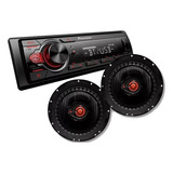 Combo Stereo Pioneer Mvh-s215bt Usb + Parlantes 6,5'' !!