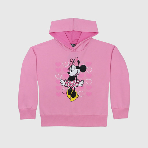 Poleron Niña Minnie Wink Rosado Disney