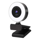 Cámara Web Cam Led 3dfx Mlab Micrófono Y Trípode 1440p 2k