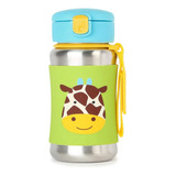 Garrafa Térmico Infantil Com Canudo 350ml Girafa Skip Hop