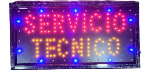 Letreros Led Luminosos Comerciales Texto Servicio Tecnico