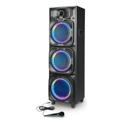 Sistema De Sonido Bluetooth 3 X 8 Con Luces Led 35,000w | Meses sin interés