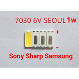 100 Leds 7030 6v 1w, Para Sony, Sharp, Samsung, Etc.