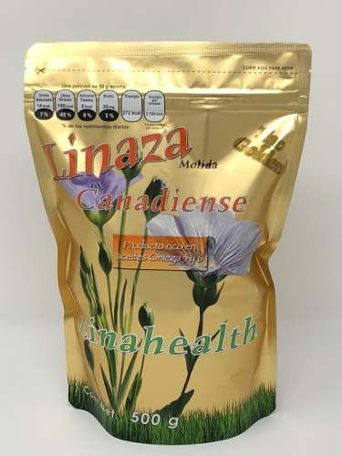 Linaza Molida Canadiense Linahealth Golden 500g (3 Pack)