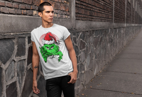 Camiseta Anti Navidad El Grinch Br1008