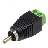 Kit 10 Conector Adaptador Borne X Plug Rca Macho