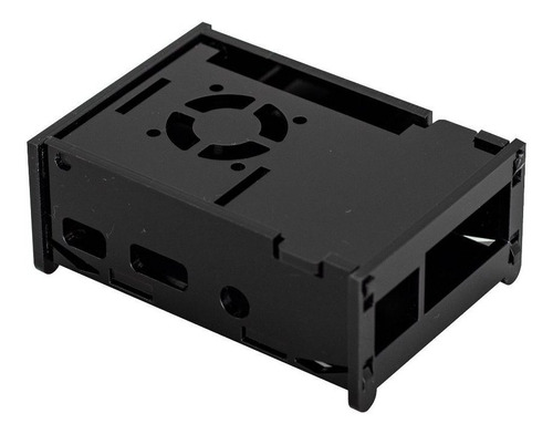 Case Raspberry Pi 3 Acrílico Preto Acpi3