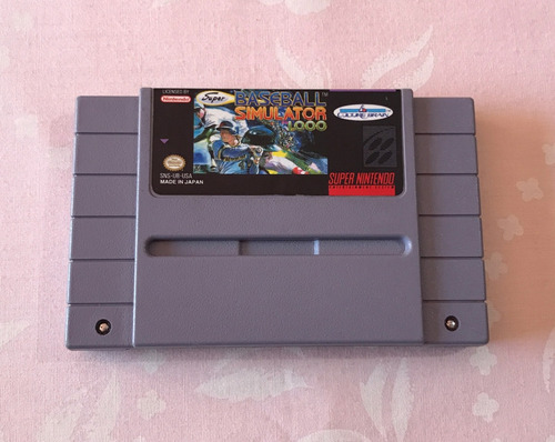 Super Baseball Simulator 1.000 Juego Original Super Nintendo