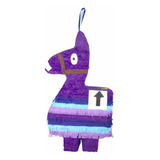 Mini Piñata Decorativa Llama Fortnite Videojuego Battle Epic