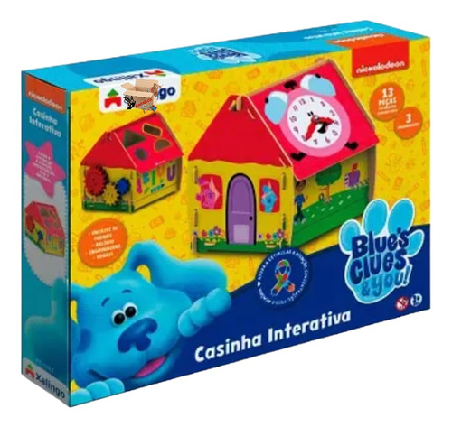 Brinquedo Pedagógico Tdah Casinha Interativa Blues Clues