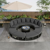 Conjunto De Muebles De Patio Compatible Con