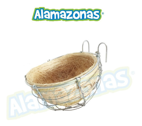 Nido Ixtle Forro Con Base Para Canario 8cmx12cm Alamazonas