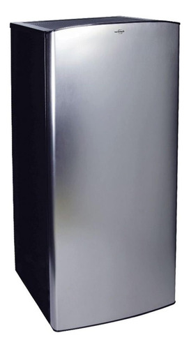 Refrigerador Compacto De Acero Inoxidable Con Congelador