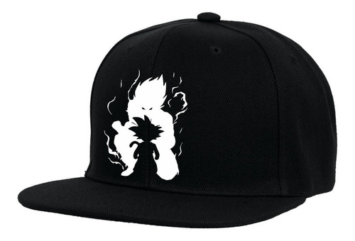 Gorra Plana Snapback - Dragon Ball - Goku Saiyajin 1 - Anime