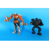 Lote 2 Figuras Transformers Grimlock Spinning Mace