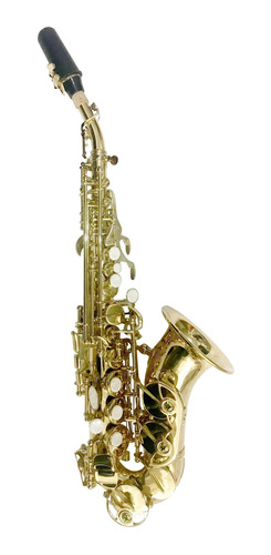 Saxofon Soprano Curvo Fanpro Sib Laqueado Sxscurved Msi