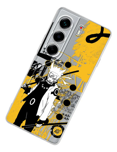 Funda Para Tecno Naruto Sabio De Los 6 Caminos Rikudo Case Anticaídas