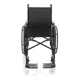 Cadeira De Rodas Dobrável Com Pneu Antifuro - Prolife Cor Preto