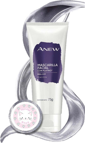 Avon Anew Mascarilla Facial Platino Peel Off 75g Tipo De Piel Normal