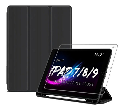 Capa Para iPad 9 ª Geração 10,2 ´2021 A2602 + Pelicula Vidro