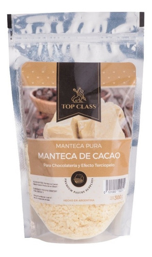 Manteca De Cacao Top Class Pura 100% 300gr Cosmetica Envíos 