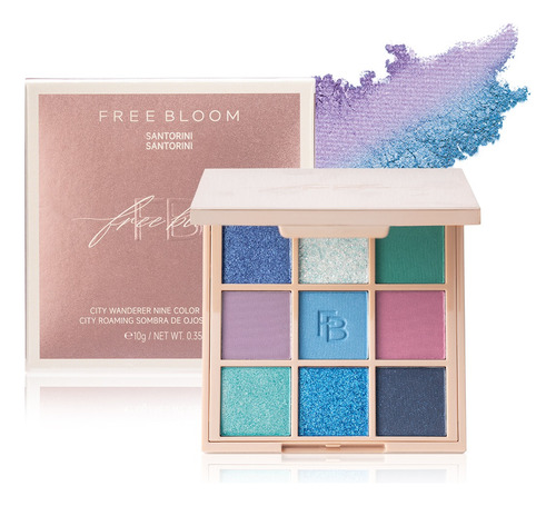 Paleta De Sombras De Ojos 9 En 1 De Freebloom