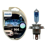 Par Lâmpada Crystalvision Ultra Philips H4 4300k Superbranca