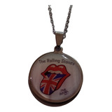 Collar-dije-rock-acero Quirúrgico-medalla-rolling Stones 