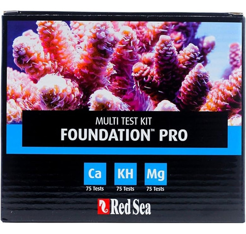 Test Red Sea Reef Foundation Pro Calcio Magnesio Alkalinidad