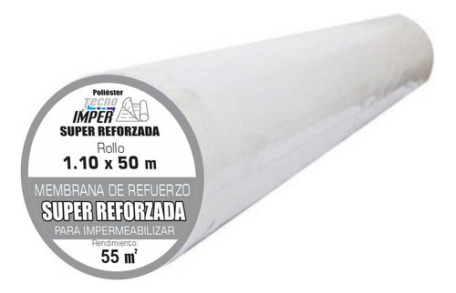 Malla Impermeabilizante Super Reforzada Rollo 1.10 X 50 Mt