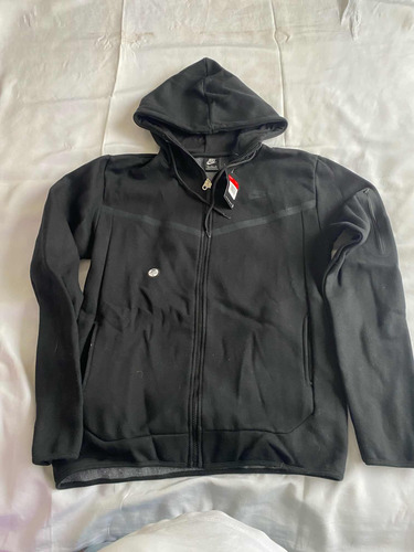 Campera Nike De Abrigo Con Capucha Talle L Negra