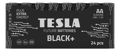 Pilas Alcalinas Aa Tesla Black + 24 Piezas