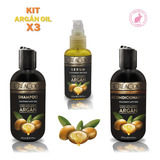 Kit Argan Oil 1 Shampoo + 1 Acondicionador + 1 Serum Capilar