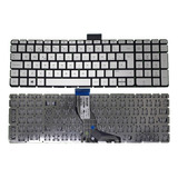 Teclado Plata Para Hp 15-ae 15-bc000 15-ab004la 15-ab010la